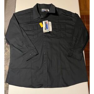 Blauer Streetgear 8703X Dark Navy Long Sleeve Work Shirt 3XL Police Work Uniform